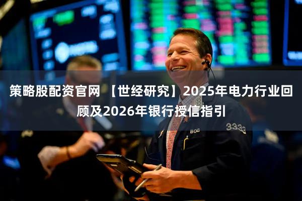 策略股配资官网 【世经研究】2025年电力行业回顾及2026年银行授信指引